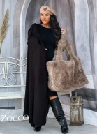 ZOCCO komplet bliźniak sweterkowy sukienka z długim kardiganem