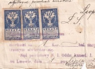 Opłata stemplowa, waluta złotowa 10 x 2, 20 groszy na dokumencie