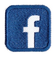 FACEBOOK ____ ŁATKA, NASZYWKA 4x4cm