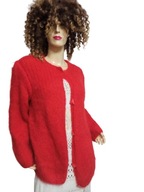 SWETER bardzo ciepły swobodny MOHEROWY moher mohair 42/44