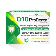 Koenzym Q10 Zdrowe Dziąsła i Zęby 30 Tabletek do Ssania Bez Cukru Kolagen