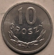 PRL - 10 groszy 1983 - rzadsze - stan I