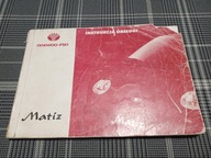 FSO DAEWOO MATIZ Instrukcja Obsługi Książka 1998 PL Polska