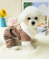 KURTKA DLA PSA kombinezon PIKOWANY POLAROWA SWETEREK miś PUCHATY misiowy