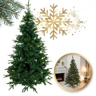 DUŻA CHOINKA SZTUCZNA PE + PCV jak żywa ŚWIERK 180 CM GĘSTA Świerk Święta