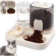 Automatyczny Podajnik Karmy i Wody Poidło Miska Dozownik Dla Kota Psa 2w1