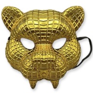 Maska VIPa SQUID GAME Tygrys Lew Przebranie Halloween Złota Uniwersalna