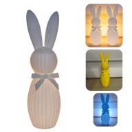 KRÓLIK ZAJĄC WIELKANOCNY 3D 25 CM DEKORACJA OZDOBA ŚWIĄTECZNA WIELKANOCNA