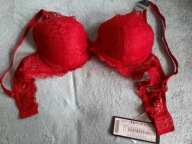 Biustonosz damski bordowy koronkowy 85B New Yorker