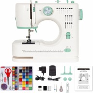 Maszyna do Szycia Przenośna 16 Ściegów Podwójna Igła Dla Początkujących