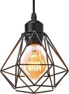 TOKIUS Lampa wisząca Industrialna Vintage E27 160mm metalowa 13678