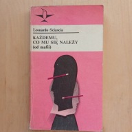 Leonardo Sciascia - Każdemu co mu się należy (od mafii) / koliber