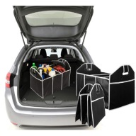 KUFER DO BAGAŻNIKA ORGANIZER TORBA DO SAMOCHODU 55x33x32cm SKŁADANY KUFEREK