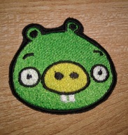 Angry bird świnka termo naszywka naprasowanka łata haft