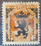 Austria stary znaczek z nadrukiem Ukraina (1/31