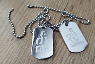 Naszyjnik typu nieśmiertelnik Polska Walcząca/Mały Powstaniec