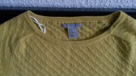 ZARA żółty sweter 100 % kaszmir nowy