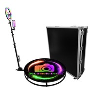 Fotobudka 360 Wideobudka LED Videobudka Automatyczne Obracanie Selfie 80cm