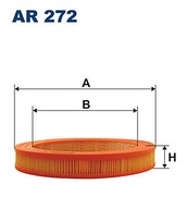 AR272 filtr powietrza CARINA COROLLA E8 E7 TERCEL