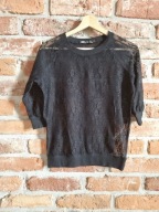 czarna ażurowa bluzka * FUNK'N'SOUL