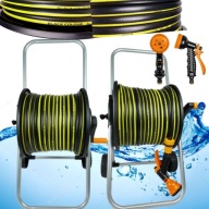 Zestaw węża ogrodowego Bradas 50 m 1/2'' z wózkiem i pistoletem