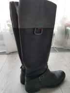 KOZAKI Buty Damskie Oficerki TOMMY HILFIGER 100% Skóra r. 38