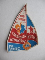 ZHP stara NASZYWKA HARCERSKA KRAKÓW KUTINA 1980