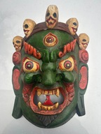 Drewniana maska MAHAKALA-TYBET,NEPAL