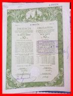 DEKO Obligacja Kraków 1929r 10 złotych