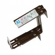 Uchwyt do Skrzynki Donicy Doniczki Balkonowej na balkon 3-pozycyjny BRĄZ