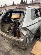 Karoseria VW Tiguan II 5N LB7W dach, błotniki prawy ,lewy, próg, słupek,tył