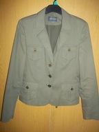 ADAGIO Żakiet 100% bawełna styl militarny 36 38