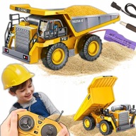 SAMOCHÓD ZDALNIE STEROWANY WYWROTKA KOPARKA NA PILOTA ZABAWKI DLA DZIECI