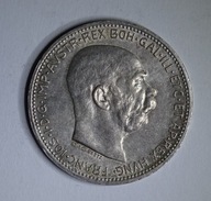 Austria, Franciszek Józef I, 1 Korona 1915r. Ag 40