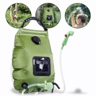 PRYSZNIC TURYSTYCZNY SOLARNY 20L Z TERMOMETREM PVC CAMPING