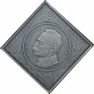 KLIPA Z KOPIĄ MONETY PRÓBNEJ 100 (BEZ NOM.) Z1922 R. JÓZEF PIŁSUDSKI (129)