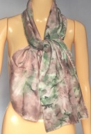 Artys szal hand made silk jedwab 145x42