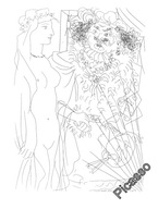 PABLO PICASSO - VOLLARD SUITE #214 - 1956 r.!