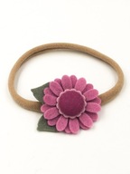 Momilio handmade Opaska do włosów z kwiatuszkiem Harper różowy