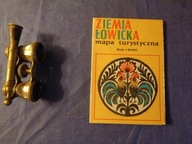 Ziemia łowicka mapa turystyczna Praca zbiorowa 1985 r.