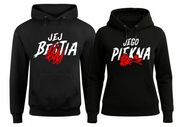 XS BLUZY DLA PAR Piękna i BESTIA Walentynki
