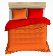 pościel z polaru 200x220 +2x70x80 zamek P 23-35 Orange / czerwony