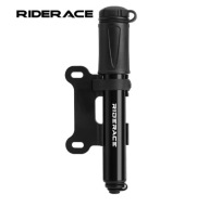 Mini pompka rowerowa Riderace aluminium, wężyk presta schrader