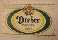 ETYKIETA - DREHER BUDAPEST - Dreher - PILS TIPUSU - VILAGOS SOR - HUNGARY