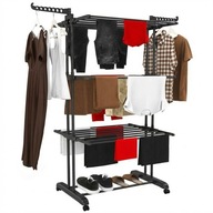 SUSZARKA NA PRANIE WOLNOSTOJĄCA DO UBRAŃ SKŁADANA XXL MOCNY UDŹWIG STABILNA