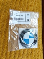 EMBLEMAT ZNACZEK KUFRA BAGAŻNIKA DACHOWEGO BMW E39 E46 E70 7288752 NOWY