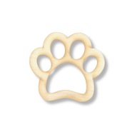 2x Drewniany dekor ze sklejki ŁAPA ŁAPKA 7cm x 8 cm decoupage zwierzęta