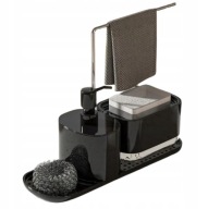 ZESTAW ORGANIZER DO KUCHNI DOZOWNIK do mydła na płyn do naczyń z pompką