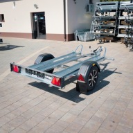 Przyczepka samochodowa Brenderup do transportu 2 motocykli ALUMINIOWE felgi