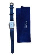 Zegarek damski Vichy Laboratoires, granatowy pasek, elegancki, nieużywany